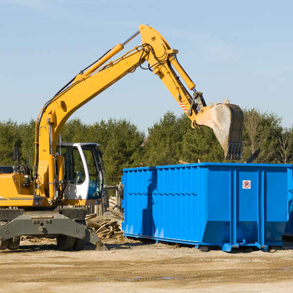 can i choose the location where the residential dumpster will be placed in Arcadia University Pennsylvania